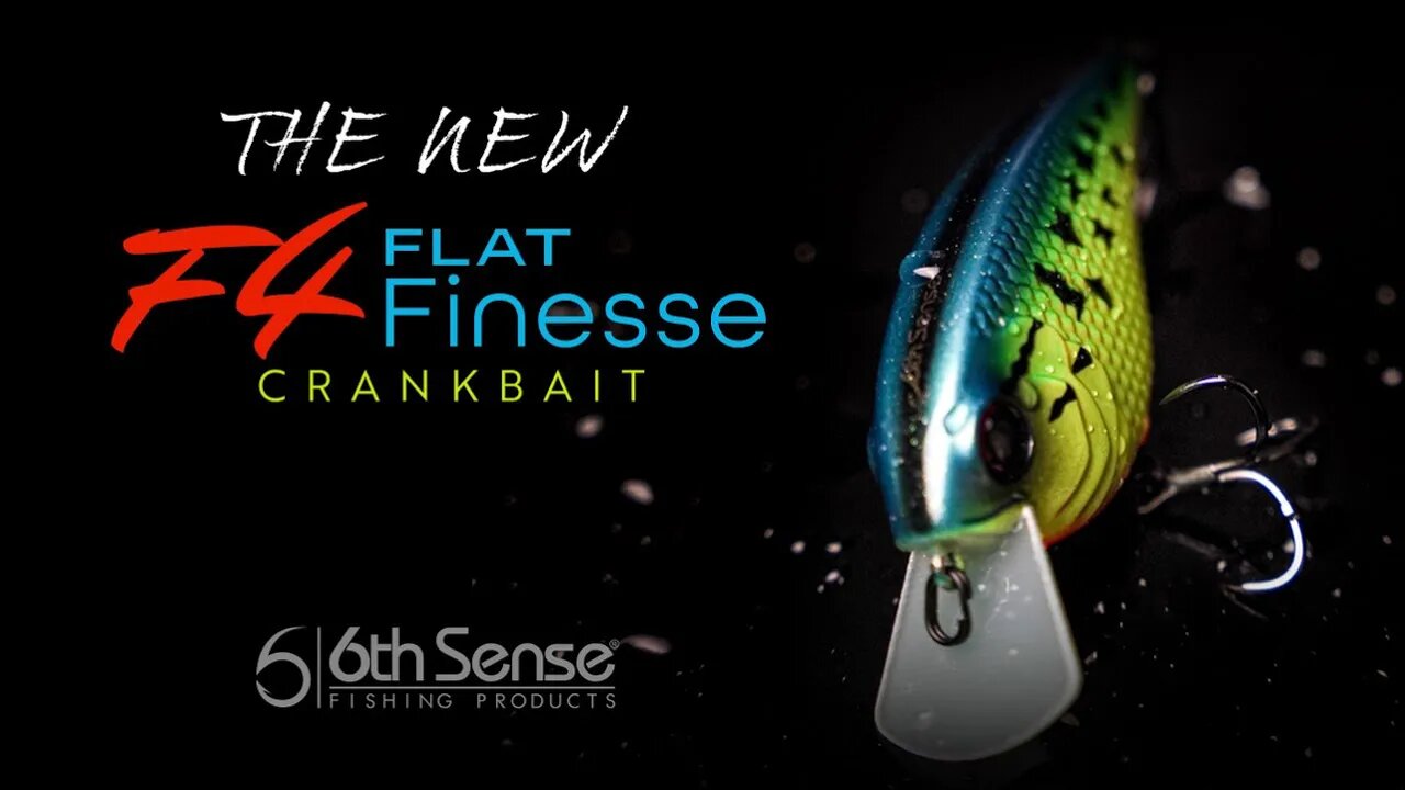 Introducing the ALL-NEW Flat Finesse F4 Crankbait