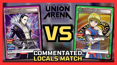 Union Arena Gameplay - Locals Tournament - Green HxH Kurapika VS Purple HxH Phantom Troupe (English)