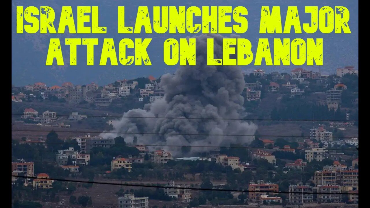 Israel Launches Major Attack on Lebanon, 500 Dead: COI #675