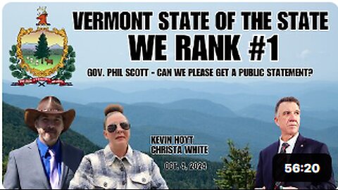 VERMONT RANKS #1: The STATE of the STATE