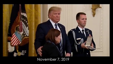 ⚖️ Trump Presents Posthumous 'Presidential Citizens Medal' To 9/11 Widow Of Rick Rescorla, 11/7/19