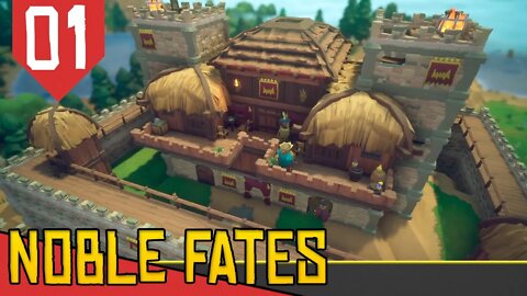 Vire Rei e Construa CASTELOS com sistema de PROPRIEDADE - Noble Fates [Gameplay Português PT-BR]
