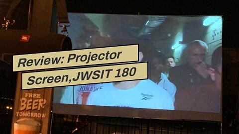 Review: Projector Screen,JWSIT 180 inch Upgraded PVC 3 Layers Outdoor Projector Screen,16:9 Fol...