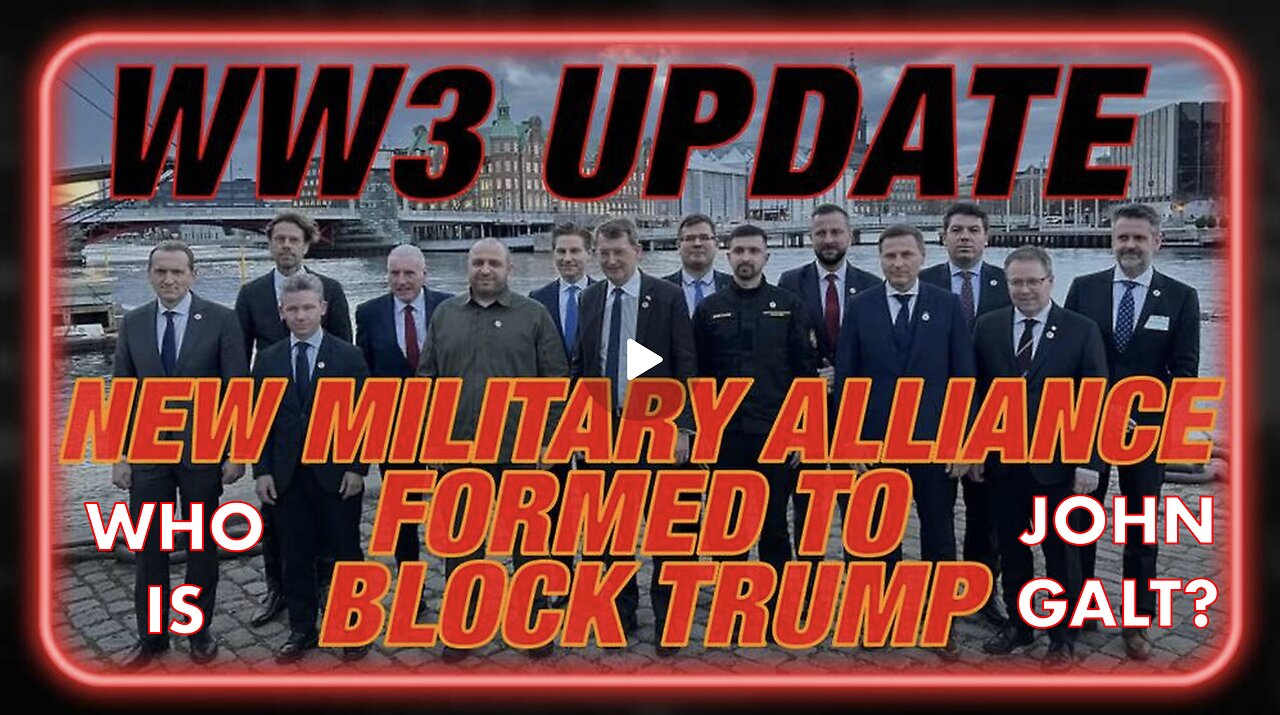 ALEX JONES W/ Breaking World War 3 Update: New Military Alliance Formed 2 Block POTUS Trump's Plan