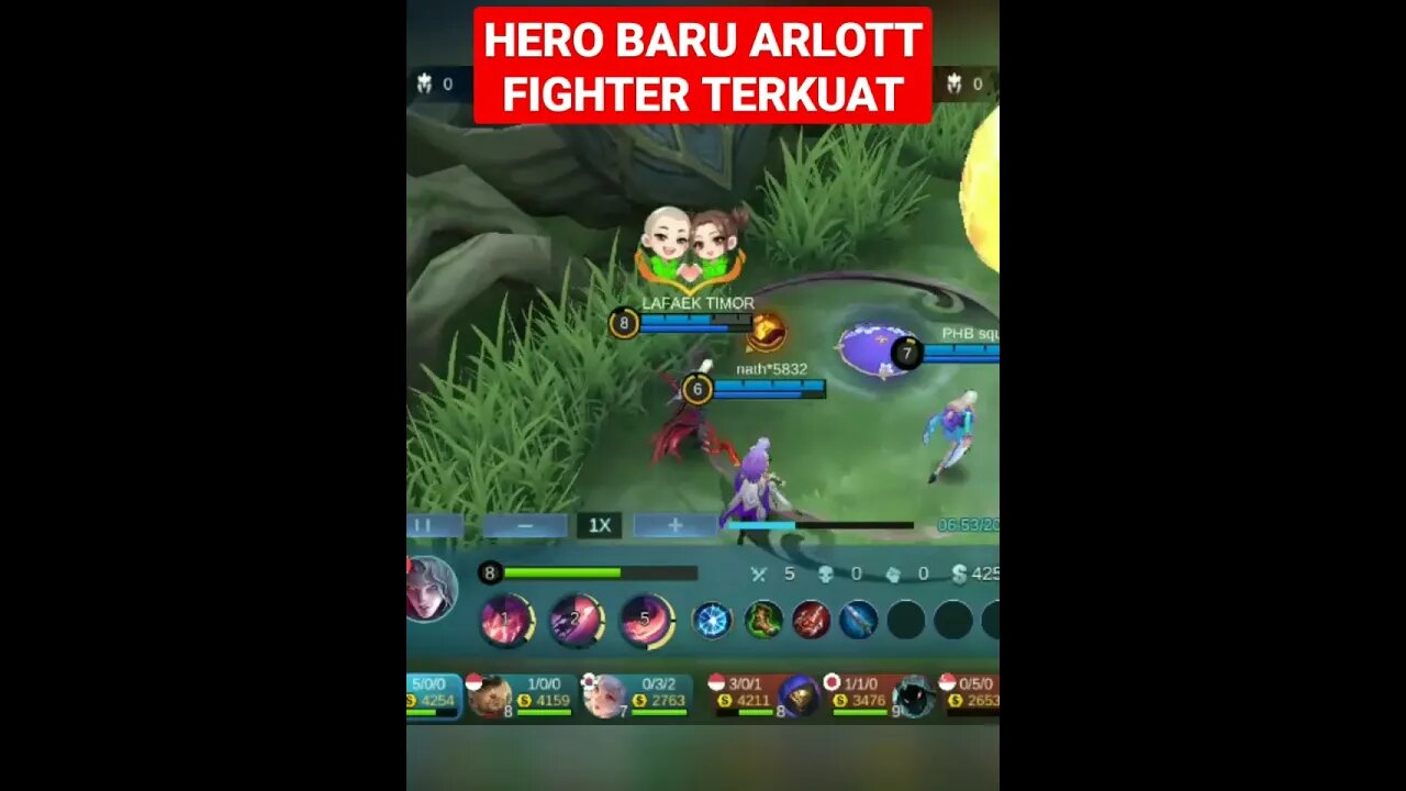 HERO BARU ARLOTT FIGHTER TERKUAT #mobilelegends #mobilelegend #mlbb #omletarcade #mobilelegendsgame