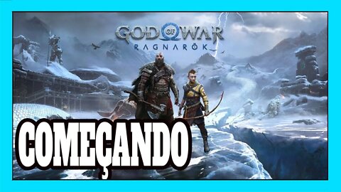 God of War Ragnarök PS4 Começando o Game