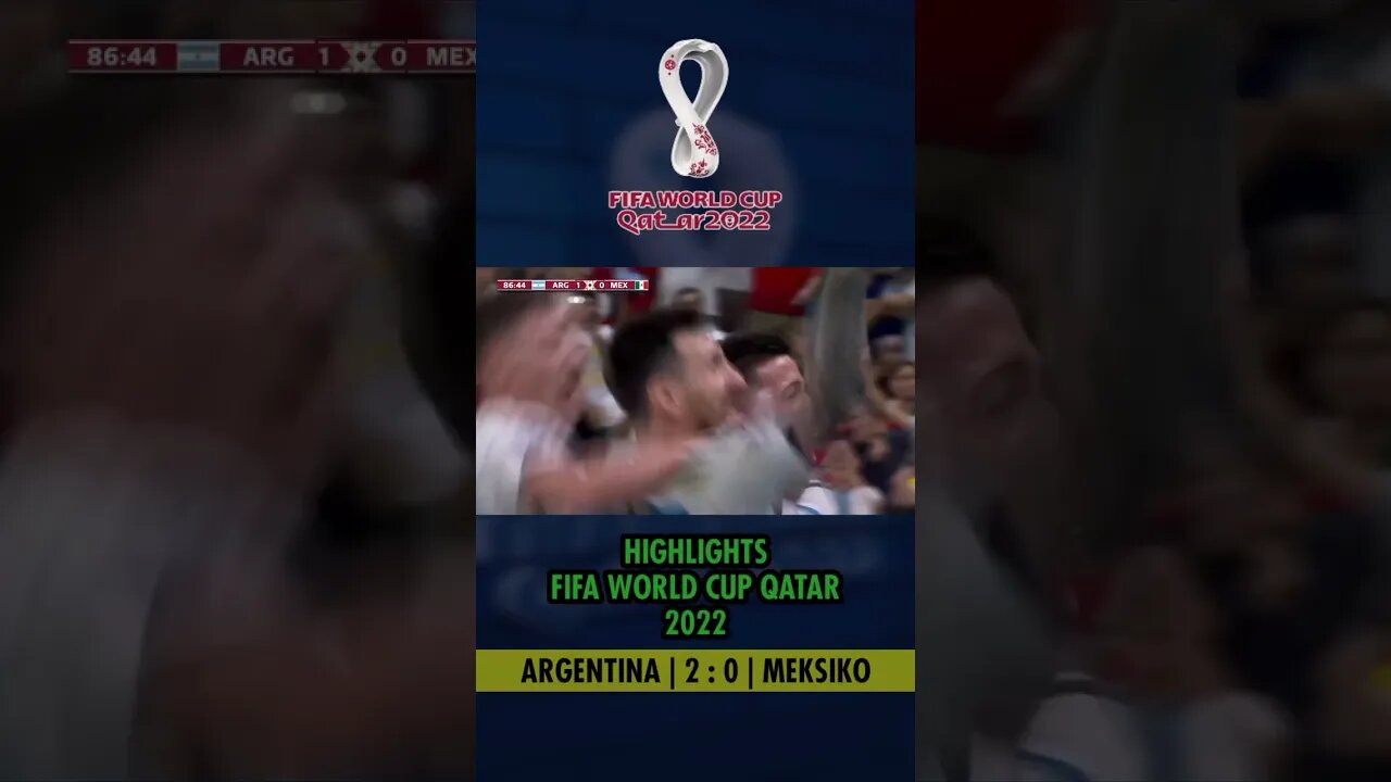 #shorts #worlcup2022 #worldcupqatar2022 Argentina vs meksiko-Highlights | FIFA World Cup Qatar 2022