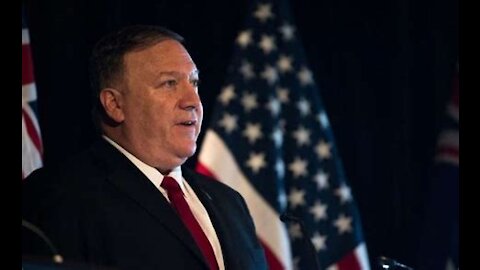 Secretary of State Michael Pompeo gives remarks at Voice of America, Washington D.C. 1/11/21