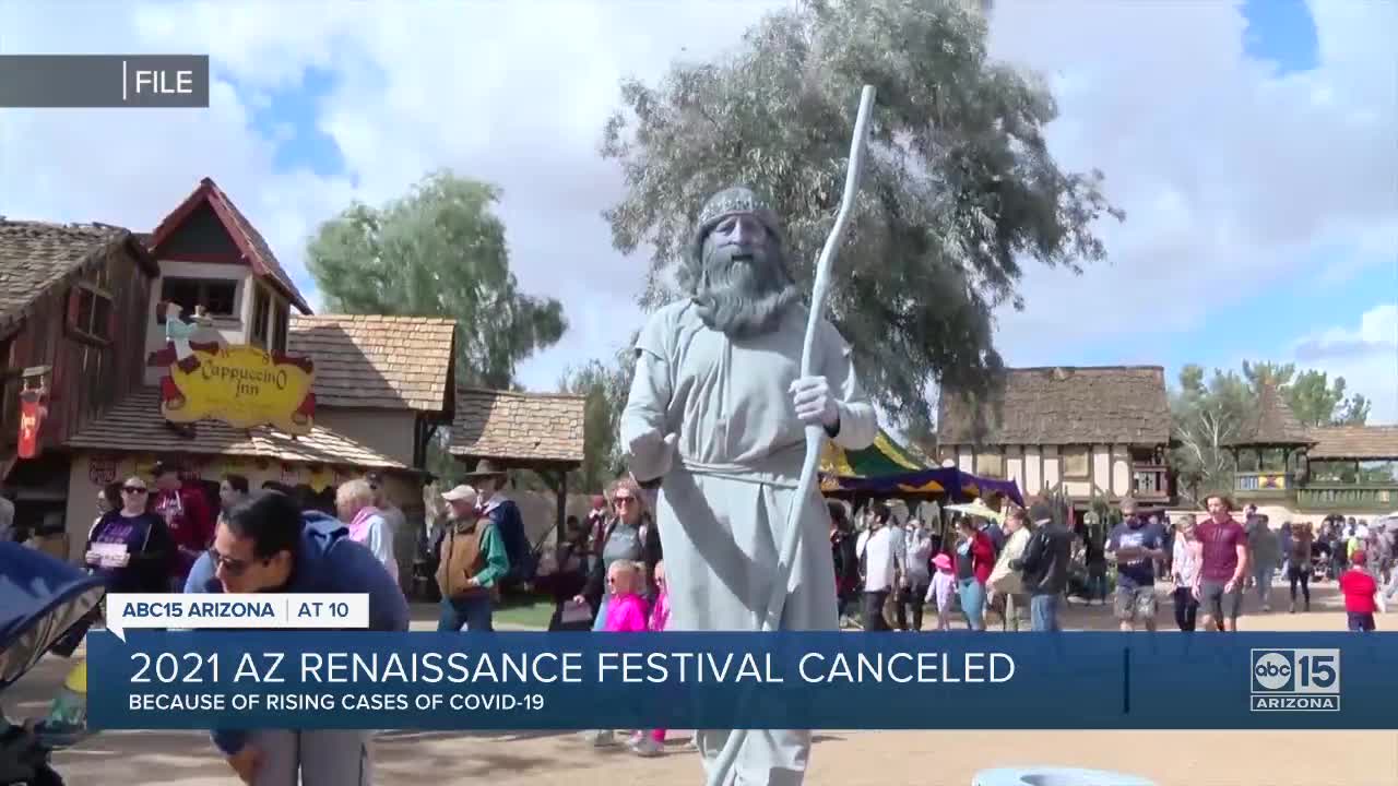 2021 Arizona Renaissance Festival canceled over COVID-19 concerns