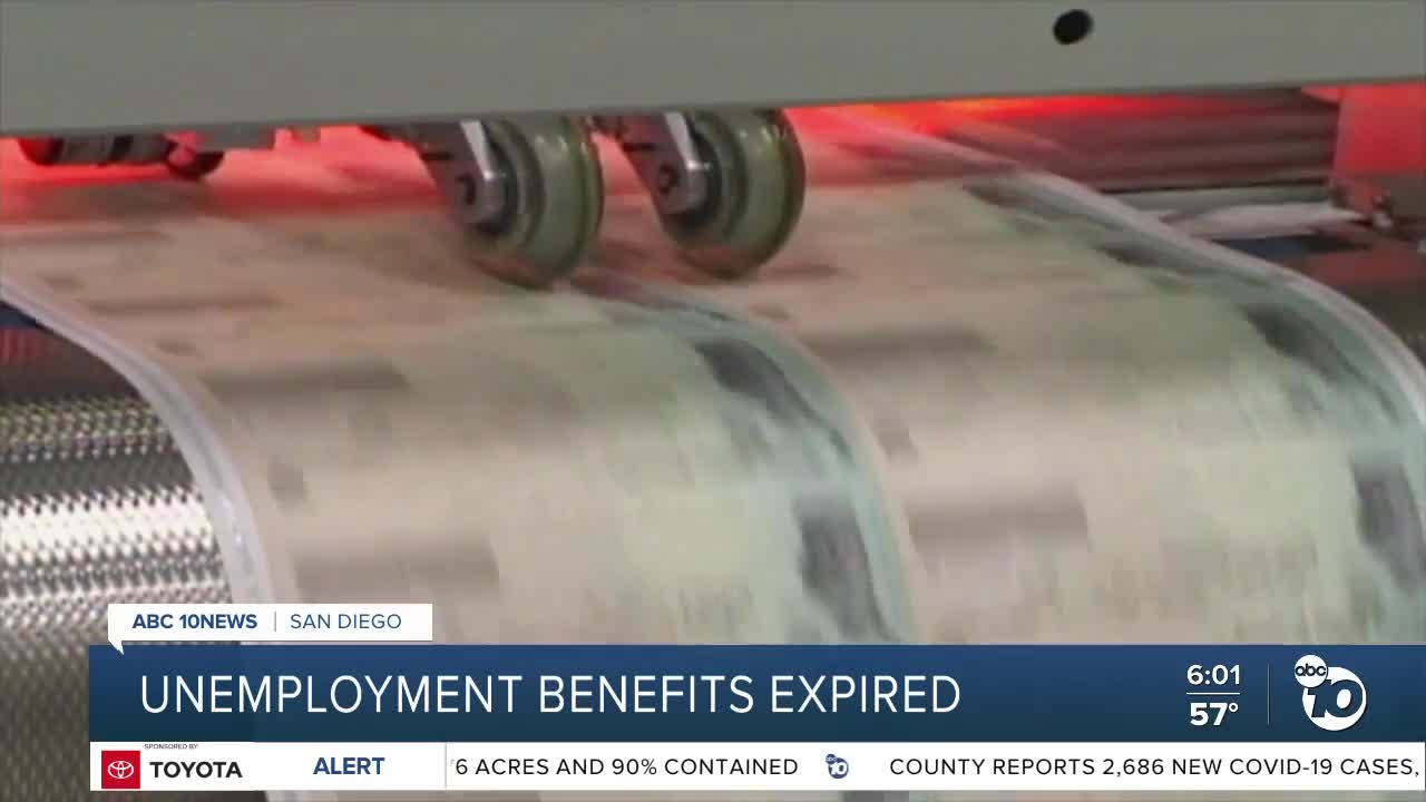 Unemployment benefits expire