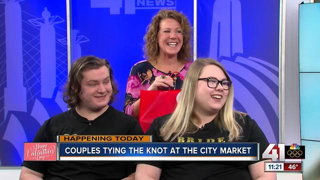 Couples tying the knot at City Market