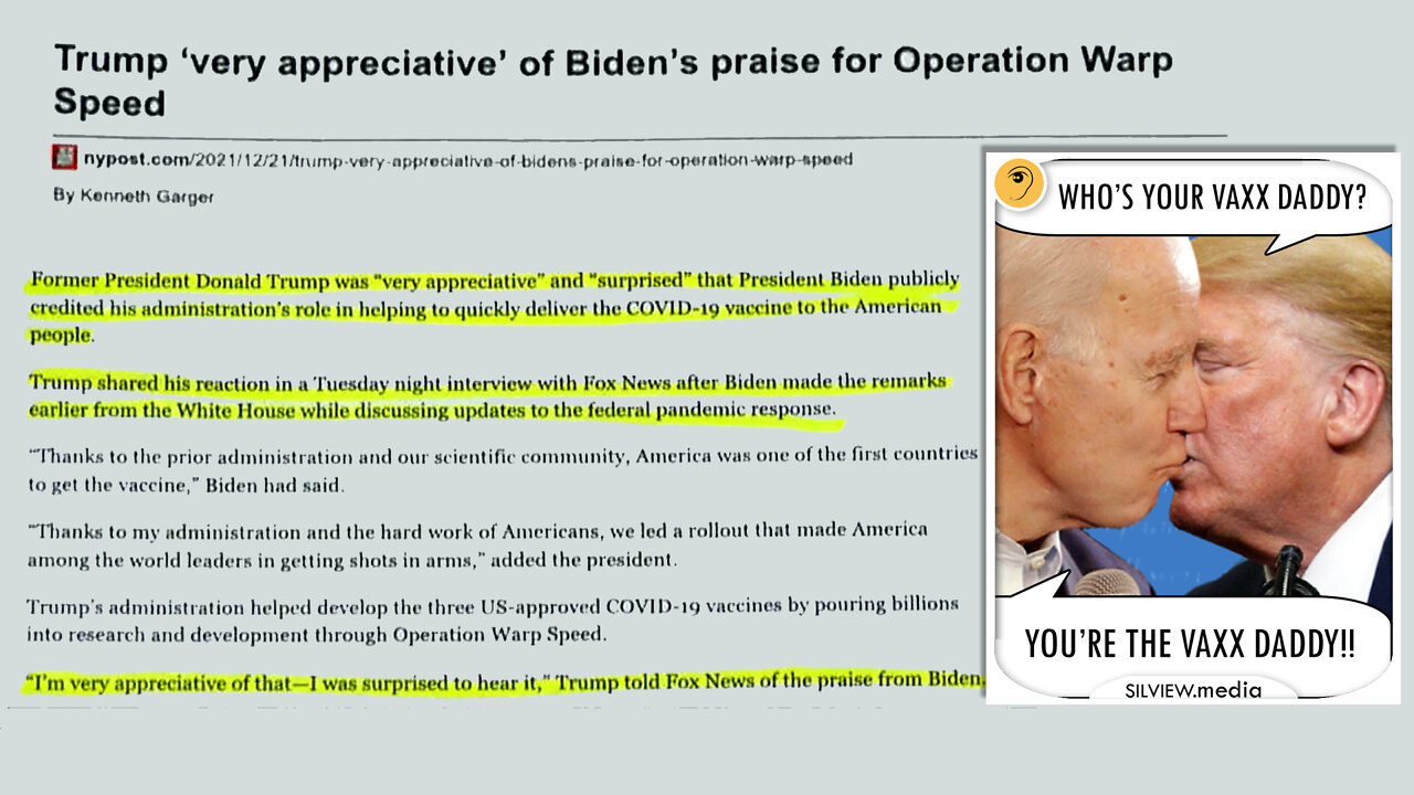 Trump and Biden going gay on each other, turned on by Operation Warp Speed