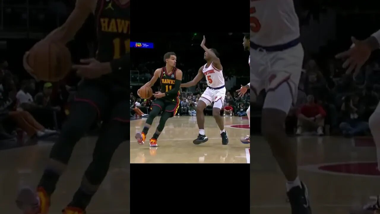 Trae Young FAKES ENTIRE KNICKS Defence