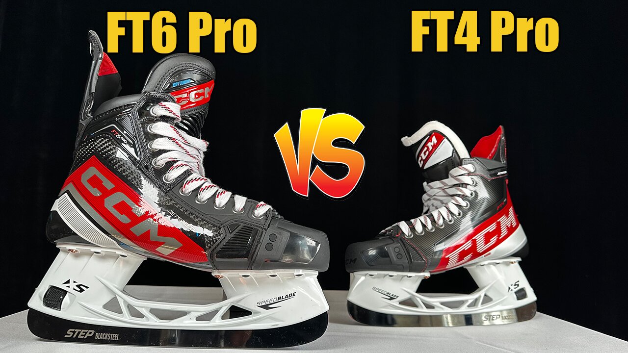 Unreleased CCM Jetspeed FT6 Pro vs FT4 Pro hockey skates review - What has changed? Tech and Spec
