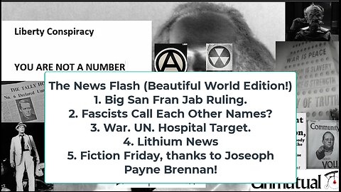 Liberty Conspiracy LIVE 10-25-24! Big Jab Case, Fascists v Fascists! WAR, Lithium Lunacy, Fiction!