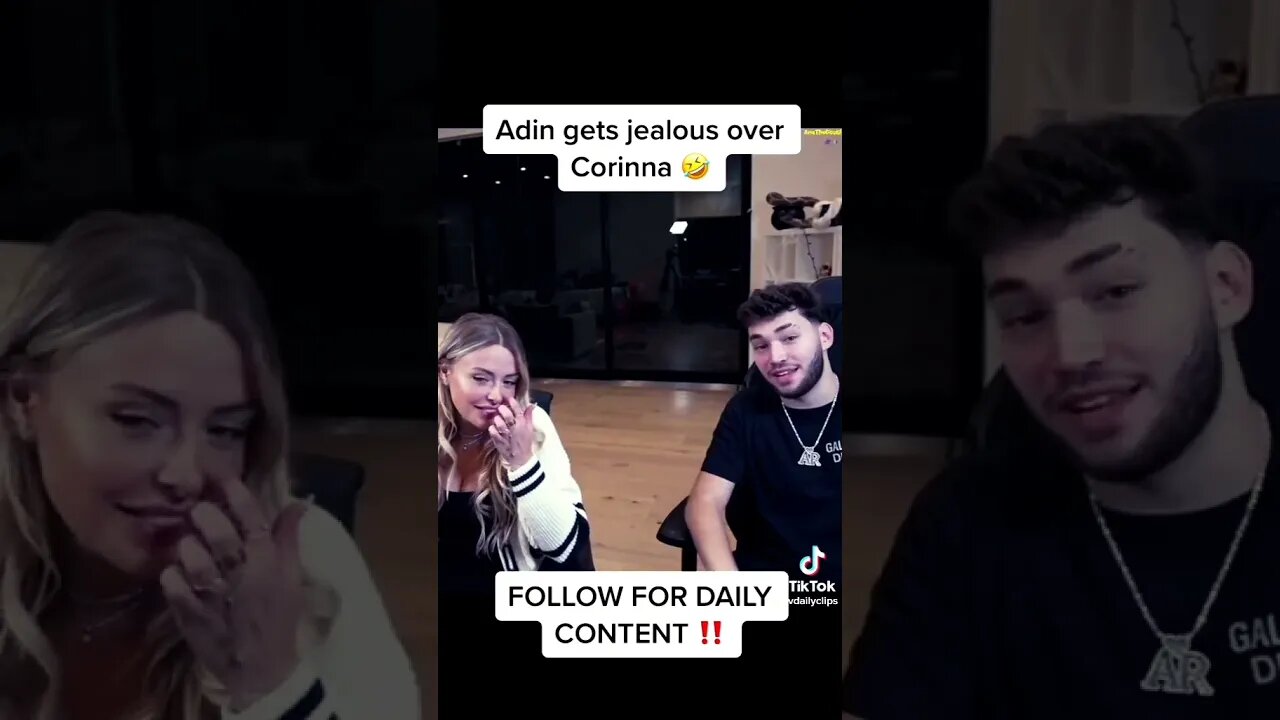 Adin Ross trolled by Corrinakopf #shorts #sad #adinross #live #gamer #troll