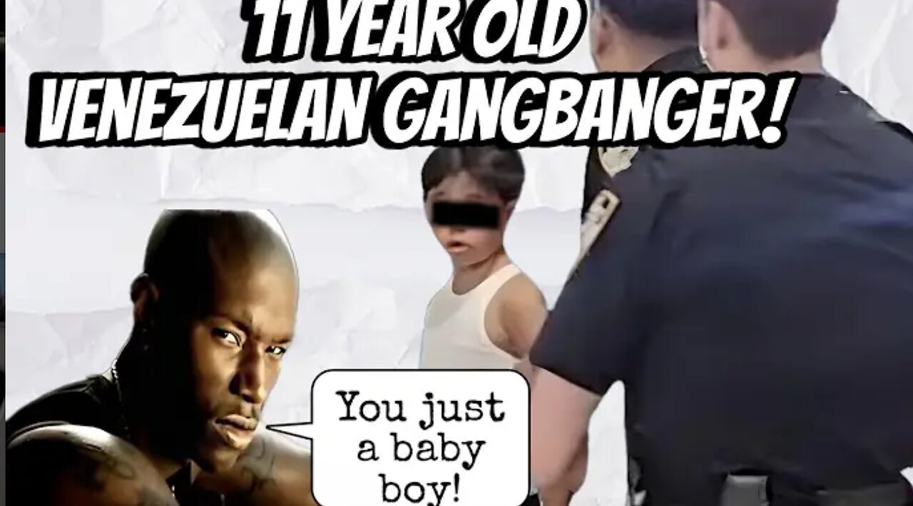 11-year-old migrant gang banger arrested in New York!