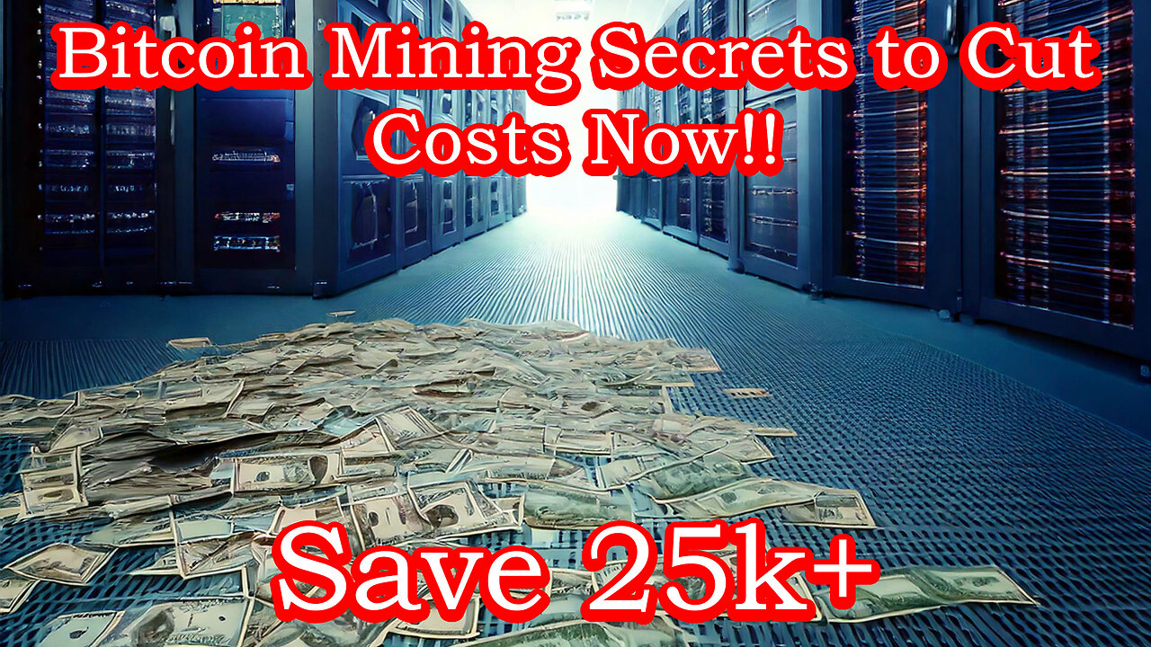 Bitcoin Mining Secrets to Cut Costs Now! Save 25,000! Super Low Rate!