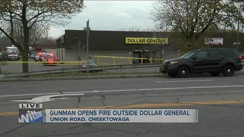 Gunman in body armor opens fire outside Dollar General