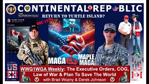 Trumps MAGA Takes out [DS] Strongholds, Turtle Island, GEN Flynn & More w/Derek Johnson, Brad Wozny