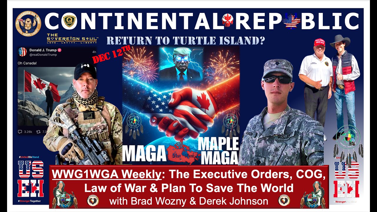 Trumps MAGA Takes out [DS] Strongholds, Turtle Island, GEN Flynn & More w/Derek Johnson, Brad Wozny