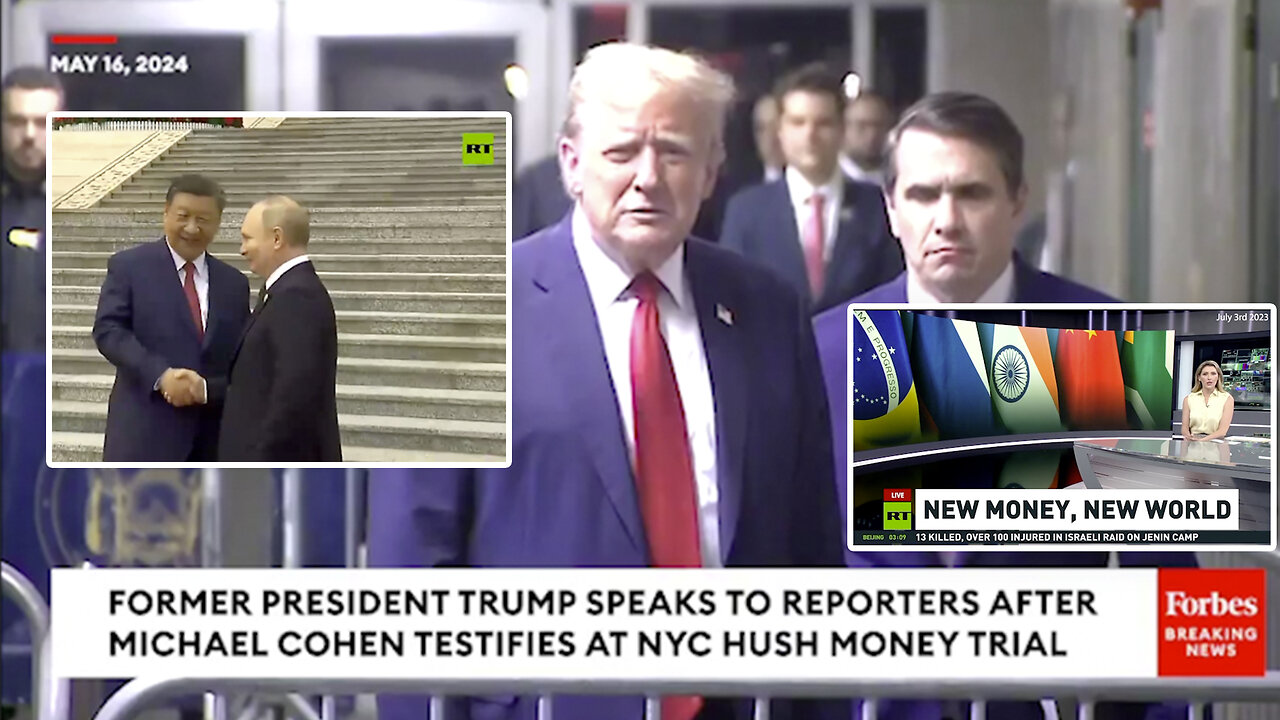 BRICS | “I saw something today that's maybe worse than anything. President Xi of China, I know him well. President Putin of Russia, I know him well. They're together working on plans where they combine." - Donald J. Trump (5/16/24)