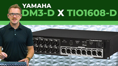 How to Connect a Yamaha DM3 Dante to a Tio1608-D Dante Stage Box