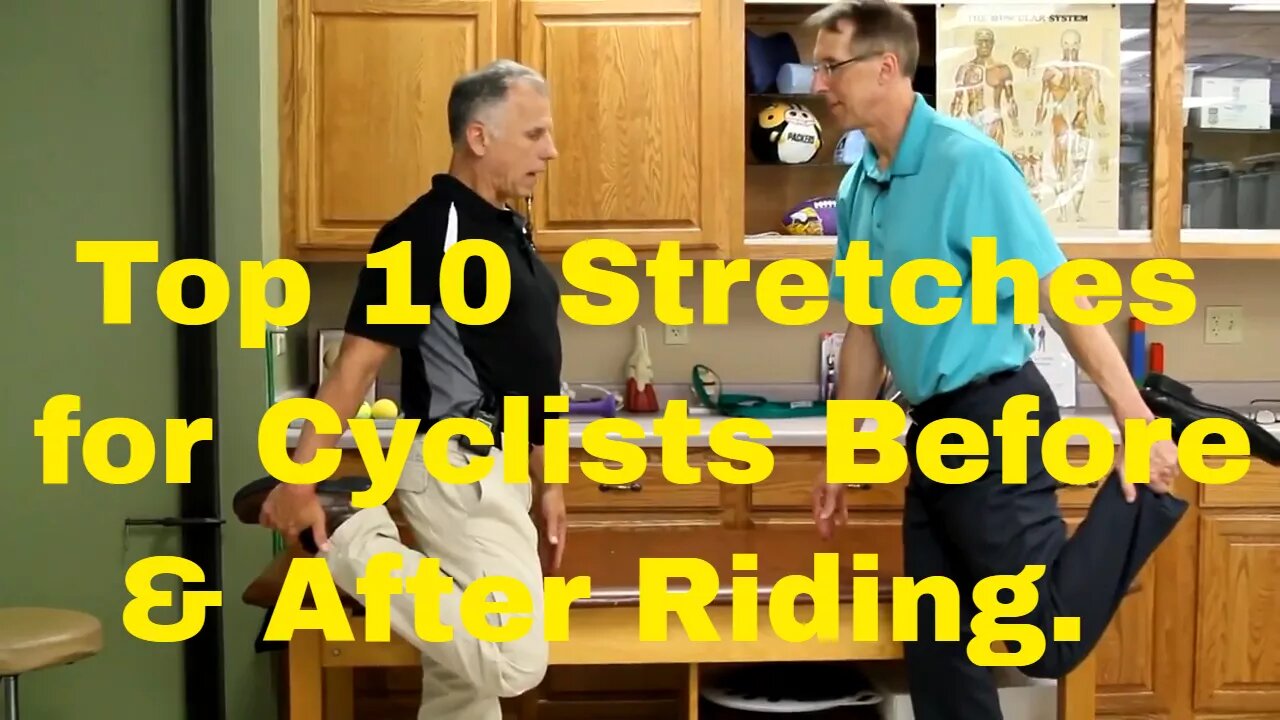 Top 10 Stretches for Cyclists Before & After Riding to Stop Pain Injury