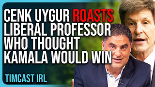 Cenk Uygur ROASTS Liberal Professor Who Thought Kamala WOULD WIN, Democrats COPE