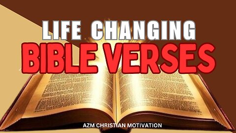Bible Verses That Will Change Your Life | Healing Scripture | Christian Motivation