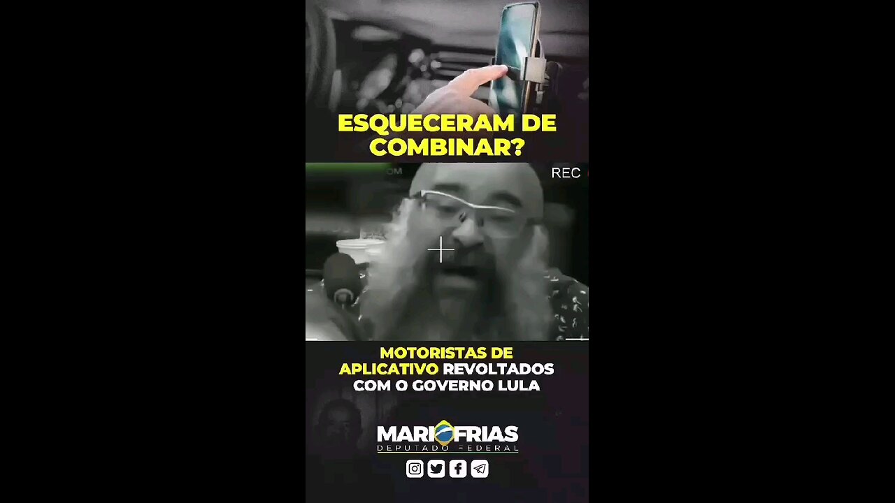 Motoristas de aplicativo contra a regulamentação proposta pelo governo Lula