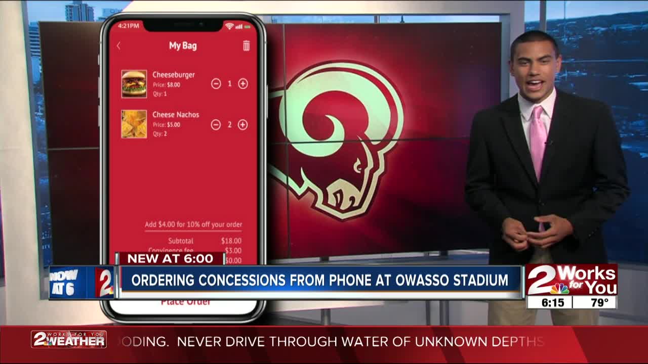 Concession app to debut at Owasso football games this season