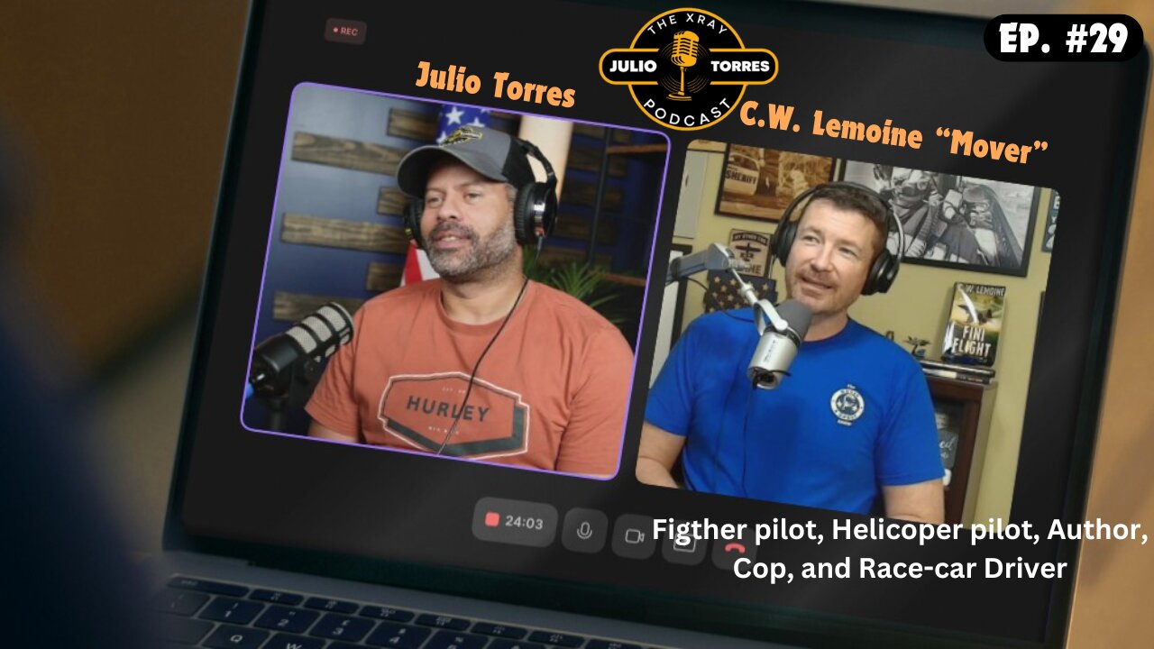 Meet CW Lemoine Fighter Pilot and Author Behind Mover Ruins Movies!