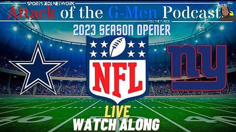 NY GIANTS FOOTBALL OPENING NIGHT VS DALLAS COWBOYS |WATCH ALONG LIVE REACTION #DALVSNYG