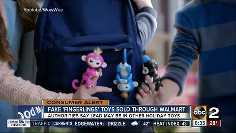 Fake 'Fingerlings' sold through Walmart could be dangerous