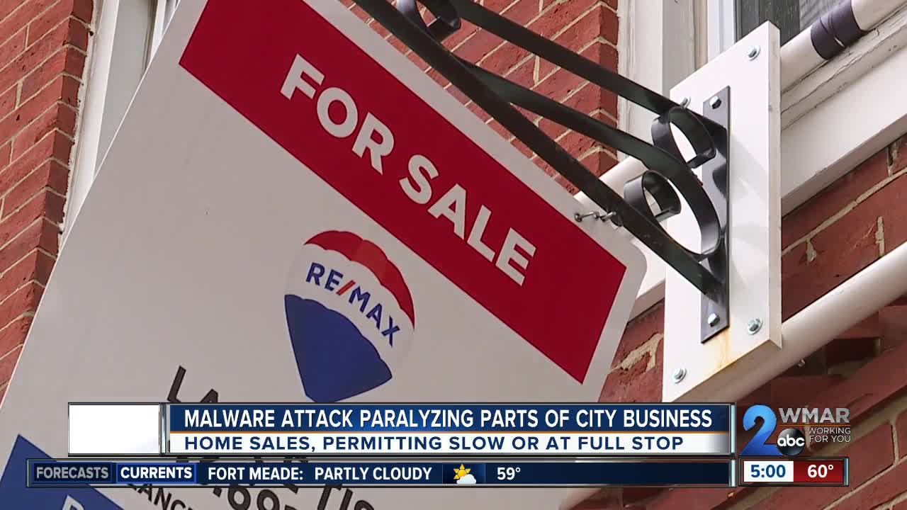 Malware attack holding home buying in Baltimore hostage