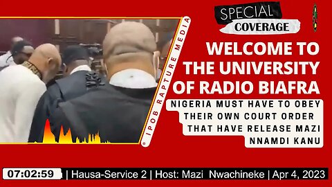 Welcome To The University Of Radio Biafra | Hausa-Service 2 | Host: Mazi Nwachineke | Apr 4, 2023