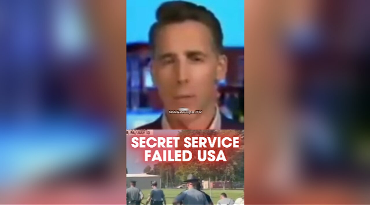Senator Hawley: Secret Service Failed Trump & America