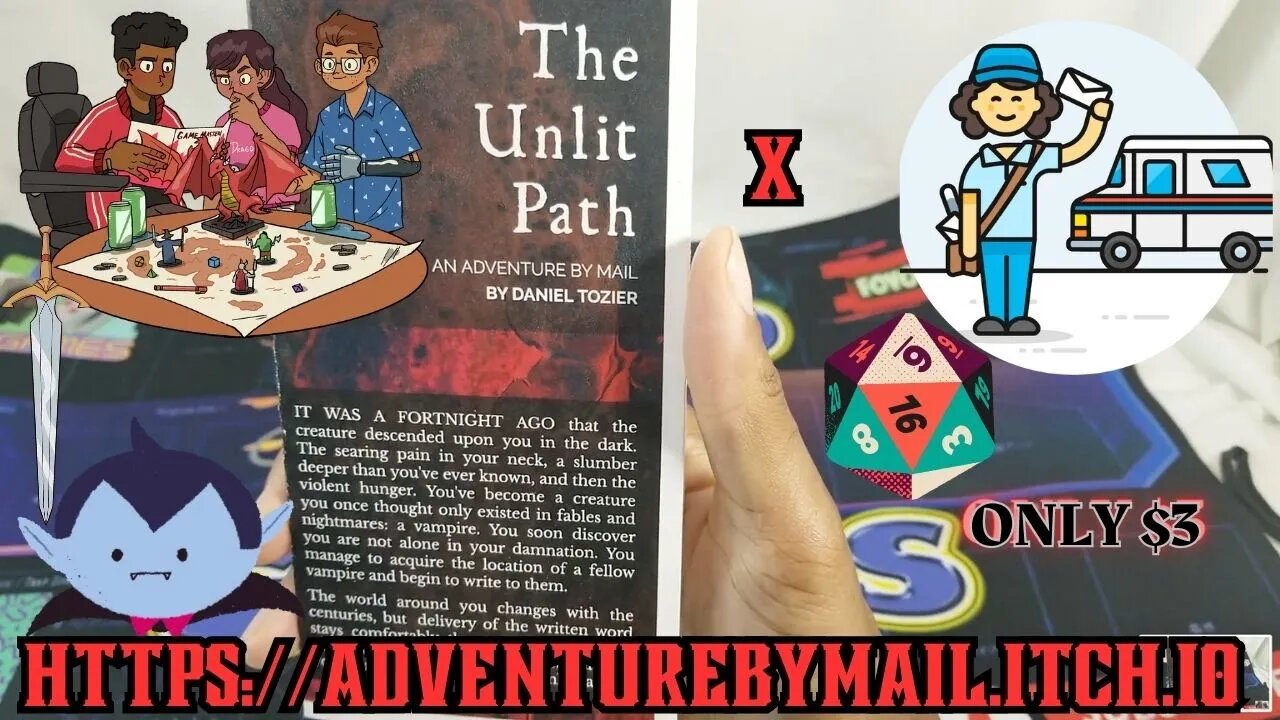 The Unlit Path An Adventure By Mail RPG | by Daniel Tozier (my main 2 Player 2uesday Man!)