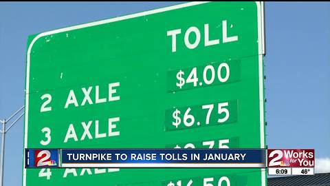 Oklahoma Turnpike Authority raising toll rates