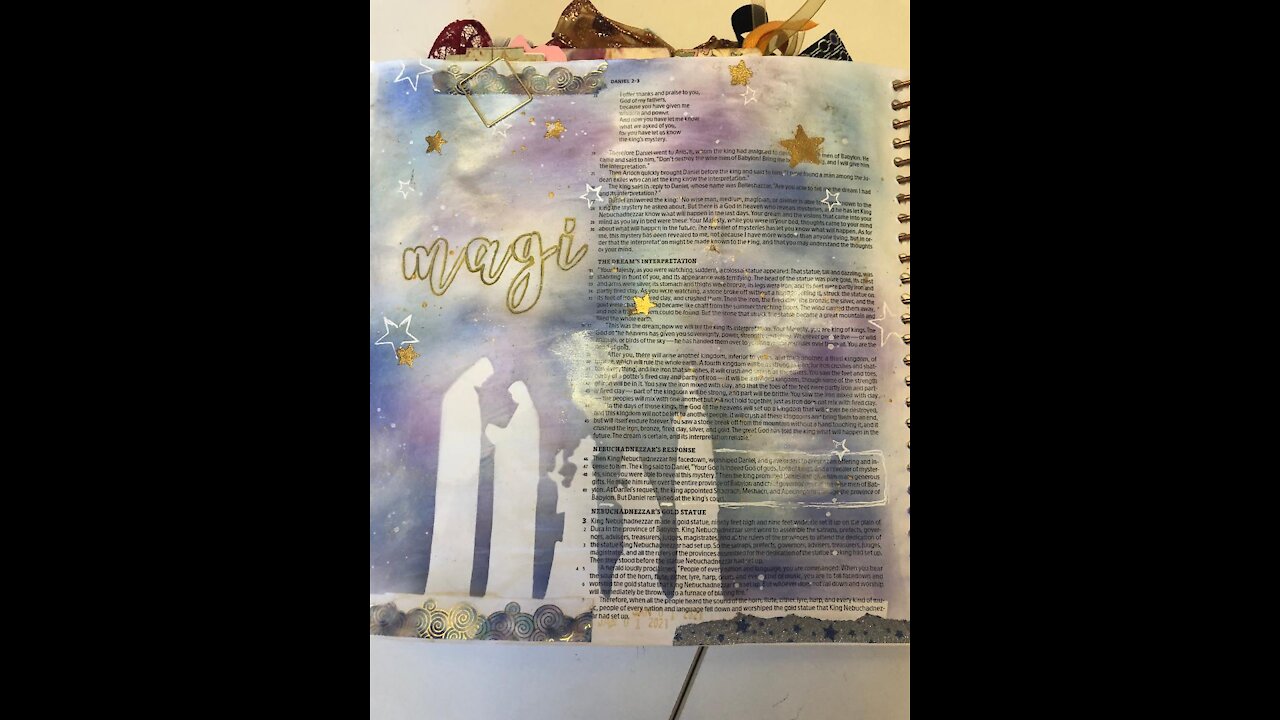 Let's Bible Journal Daniel 2 (from Lovely Lavender Wishes)