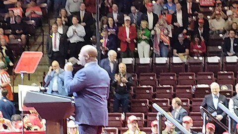 Tim Scott speaks at Trump rally Rock Hill SC Winthrop Coliseum