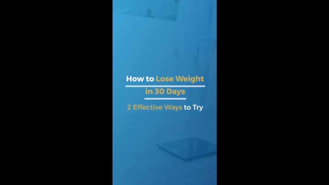 How to Lose Weight in 30 Days | Fastest Way to Lose Weight 🔥