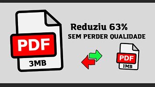 Como reduzir o tamanho do PDF sem perder qualidade