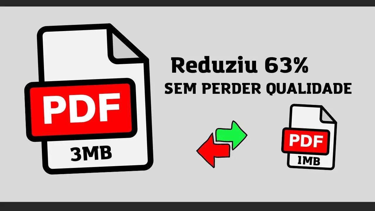Como reduzir o tamanho do PDF sem perder qualidade