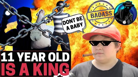11 Year Old KING Protects Home & Mocks Intruder After!