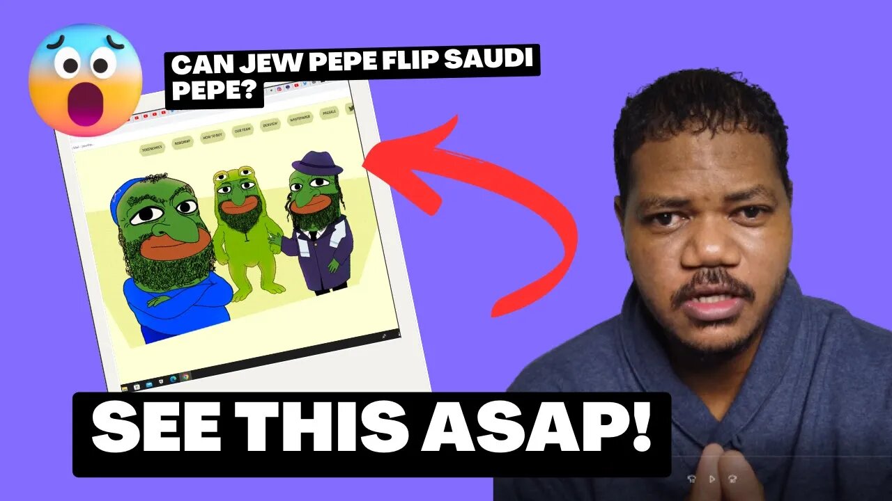 Missed $PEPE? With Saudi Pepe Doing Numbers, Can Jew Pepe 10x? You Can Join The $JPEPE Presale!