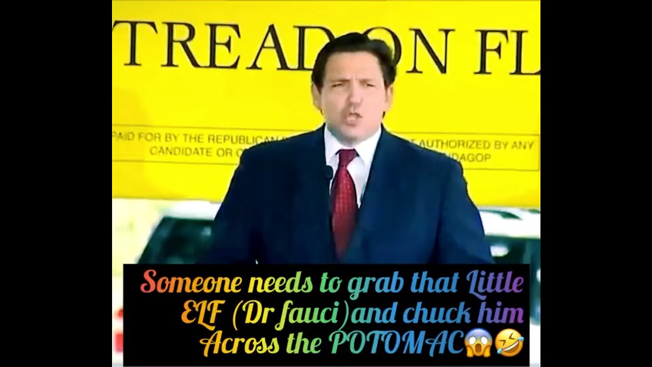 Grab that little elf (Dr FAUCI) and chuck him across the Potomac