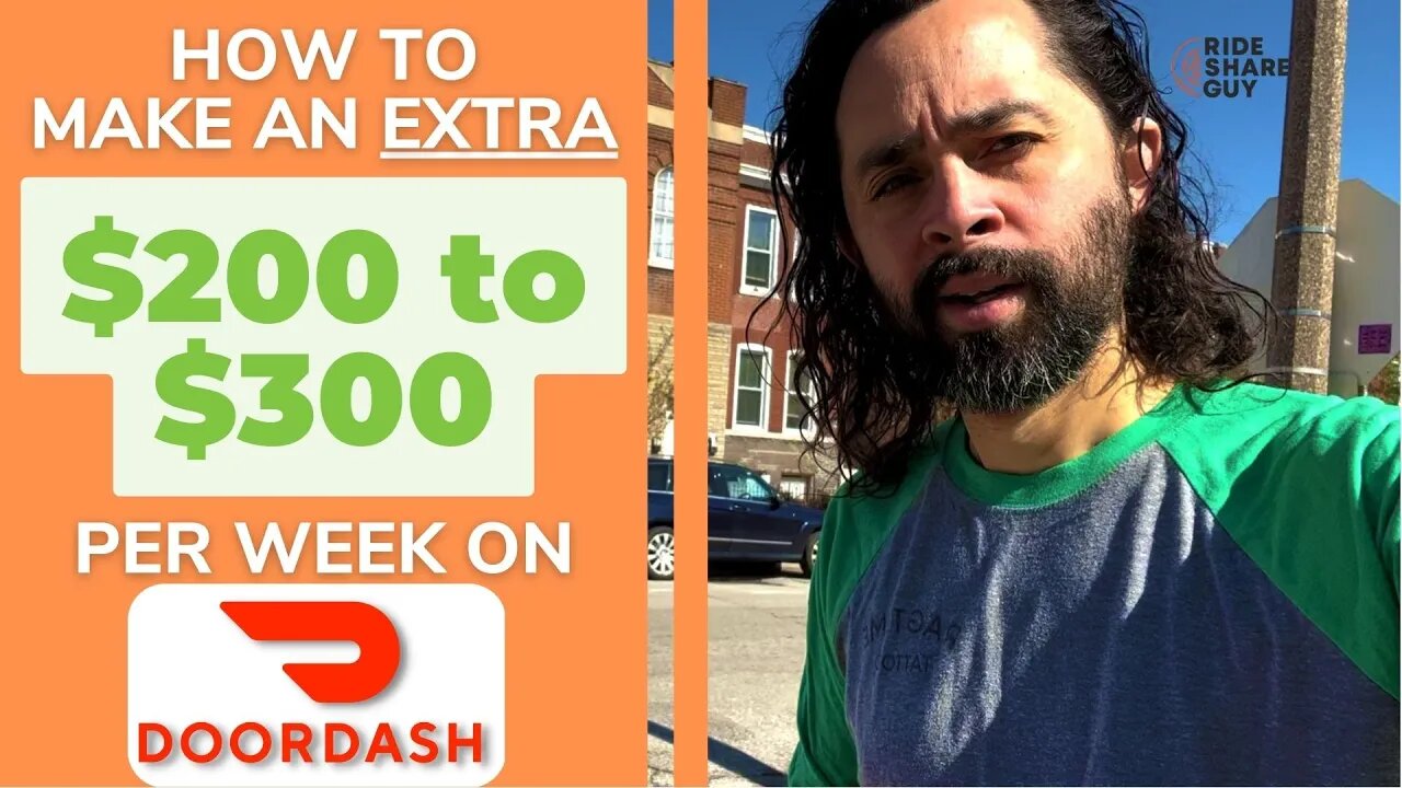 How To Make An EXTRA $200-300 Per Week Driving DoorDash