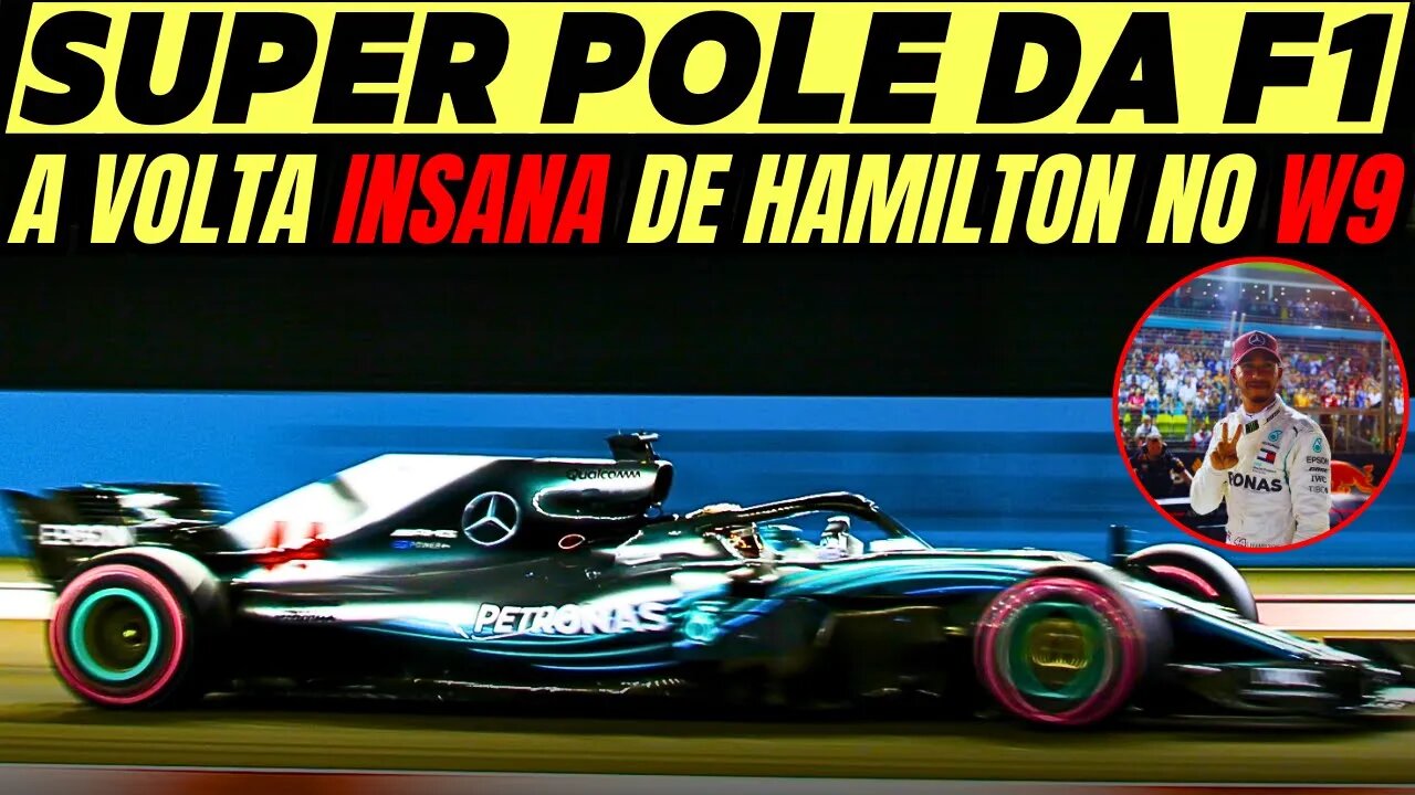 A bordo do Mercedes W9 de Hamilton na volta insana da pole em Singapura 2018